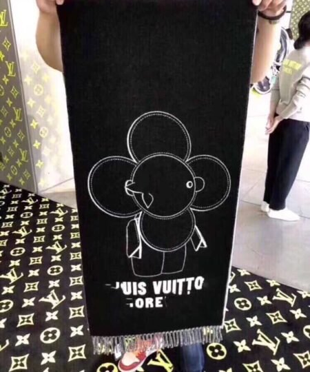 Alternative view of Louis Vuitton Bright Starry Sky LV Scarf Black For Women