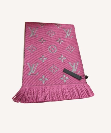 Louis Vuitton LOGOMANIA Scarf Pink For Women