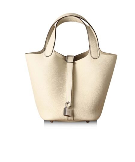 Hermes Picotin Lock 18 Cream Bag For Women, Women's Handbags 7.1in/18cm