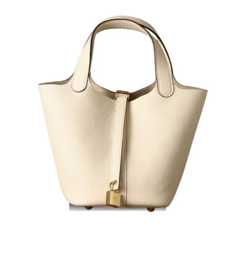 Hermes Picotin Lock 18 Cream Bag For Women, Women's Handbags 7.1in/18cm