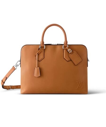 Louis Vuitton Porte Document Voyage PM Bag Brown For Men 13,8in/35cm M21340