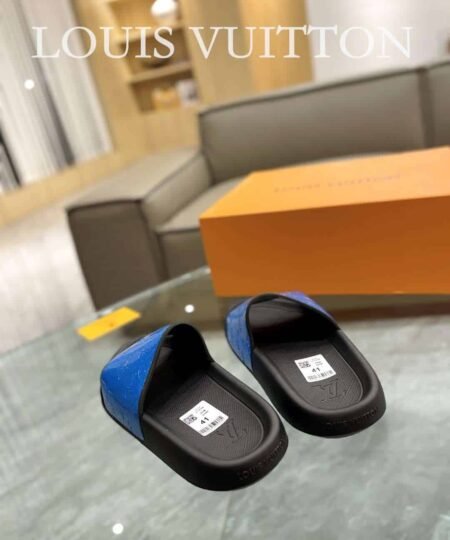 Alternative view of Louis Vuitton Waterfront Mule Blue For Women