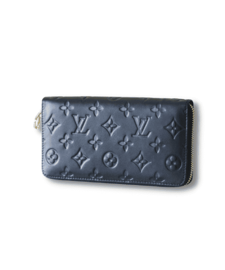 Zippy Wallet Monogram Embossed Black For Women 8.1in/20cm M81510