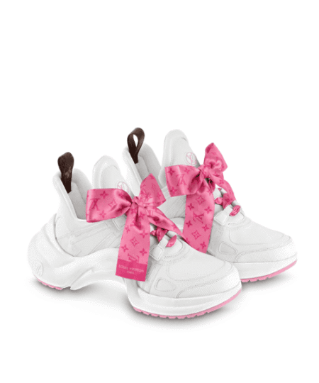 Louis Vuitton LV Archlight Sneaker Pink For Women 2in/5cm 1AB42L