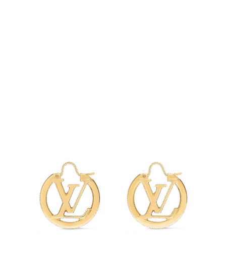 Louis Vuitton Louise PM Earrings Gold For Women M00396
