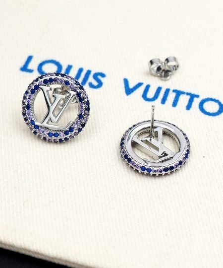 Louis Vuitton Louise Tresor Earrings Gold For Women