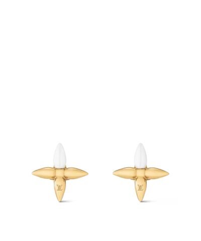 Louis Vuitton Louisette Earrings Gold For Women M00950