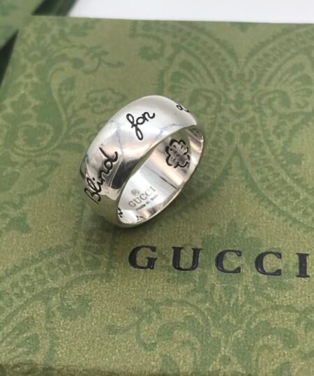 Gucci Love Ring Silver For Women