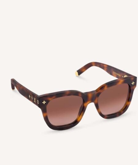 Louis Vuitton My Monogram Square Sunglasses Brown For Women Z1524W
