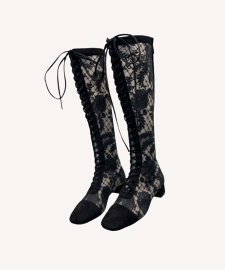 Dior Naughtily-D Wedge Boot Black For Women