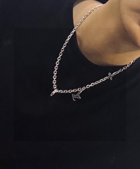Alternative view of Louis Vuitton Necklace Silver For Women