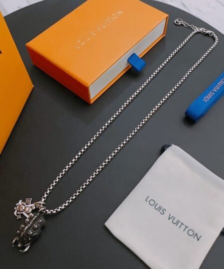 Alternative view of Louis Vuitton Necklace Silver For Women