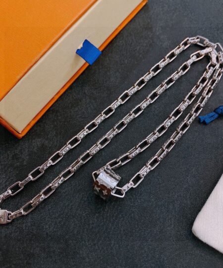 Alternative view of Louis Vuitton Necklace Silver For Women