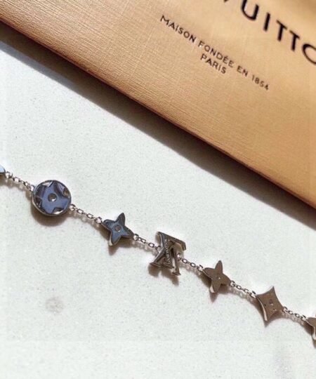 Alternative view of Louis Vuitton Nine Flower Bracelet Silver For Women