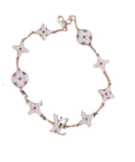 Louis Vuitton Nine Flower Bracelet Silver For Women