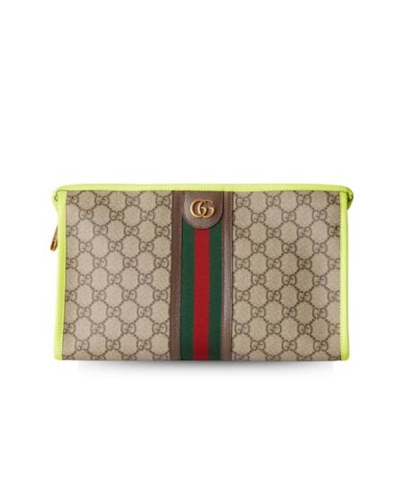 Gucci Ophidia GG Pouch Beige For Me 11.2 In/ 28.5 Cm 598234 FADI7 9765