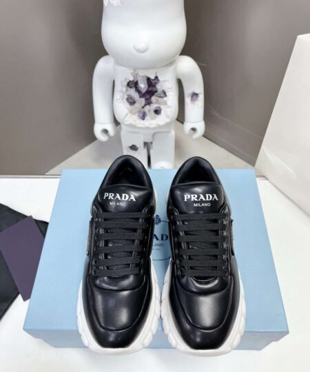 Alternative view of Prada Padded Nappa Sneakers Black For Women