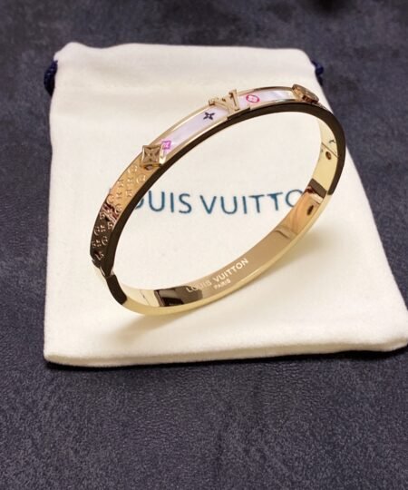Alternative view of Louis Vuitton Pattern Bracelet Gold For Women