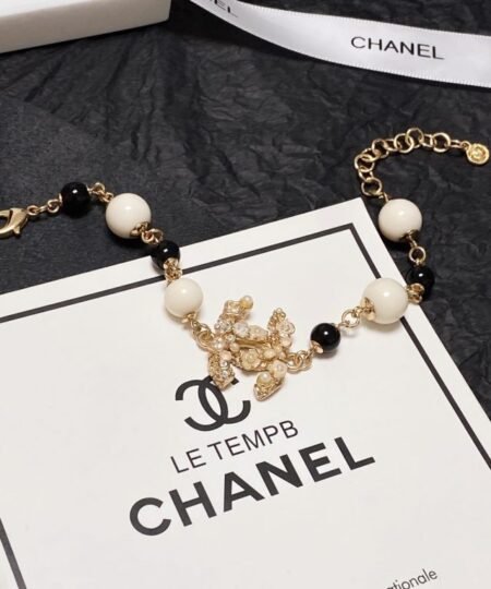 Chanel Pearl Bracelet Gold For Women