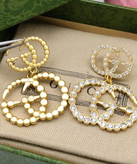 Alternative view of Gucci Pearl Stud Earrings Gold For Women