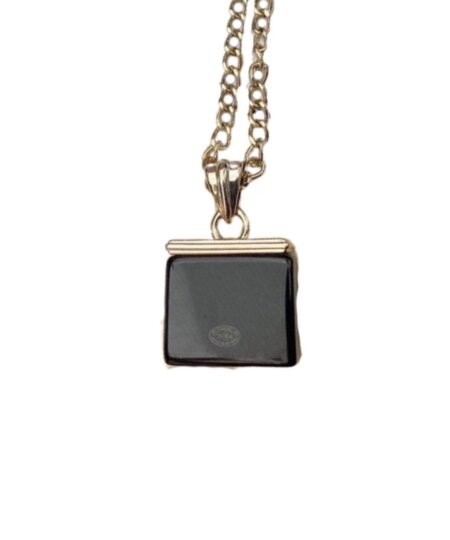 Chanel Perfume Bottle Necklace Gold For Women