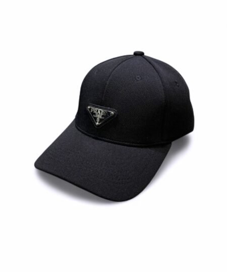 Prada Drill Baseball Cap Black Prada Cap