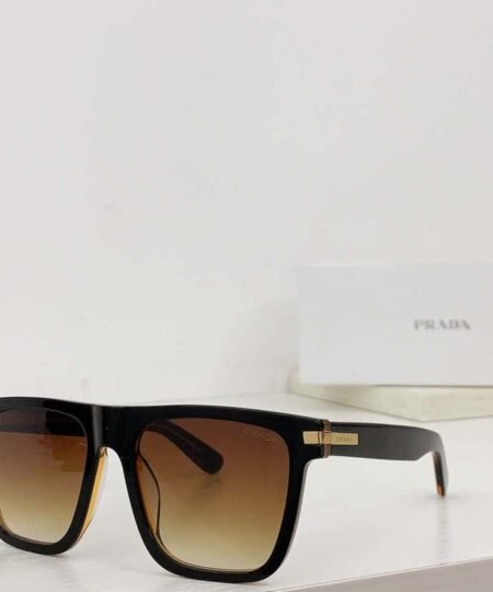 Prada Ombre Square Sunglasses Black For Women