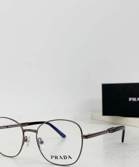 Prada Round Glasses Black For Women