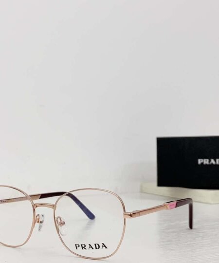 Prada Round Glasses Pink For Women