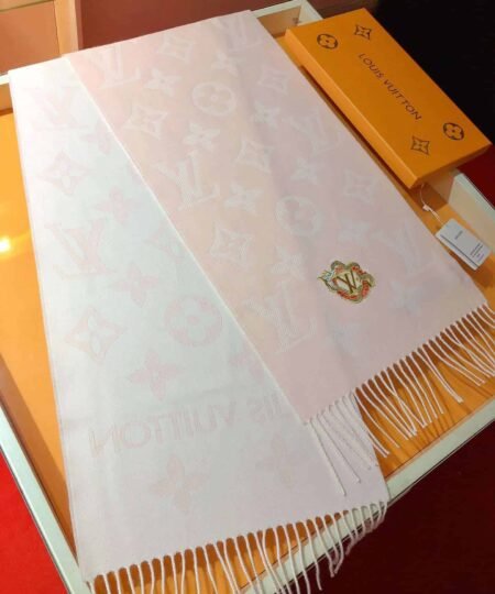 Alternative view of Louis Vuitton Precious Dragon LV Essential Scarf Pink For Women M79522