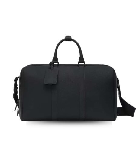 Gucci Rubber-Effect Medium Duffle Bag Black For Men 17.7 In/ 45 Cm 771235 AAC4D 1000