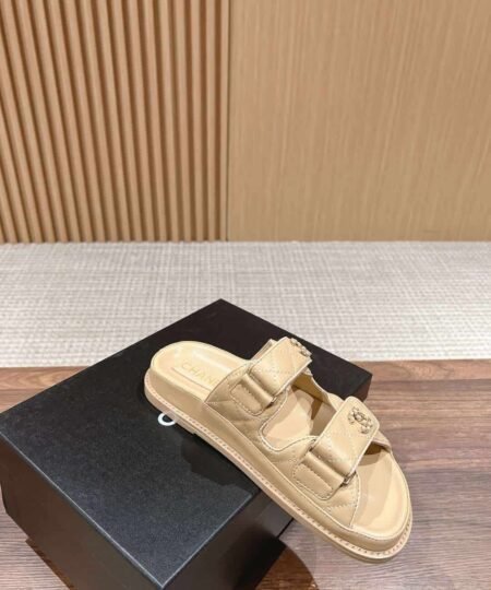 Alternative view of Chanel Sandals With Chanel Logo Beige For Women