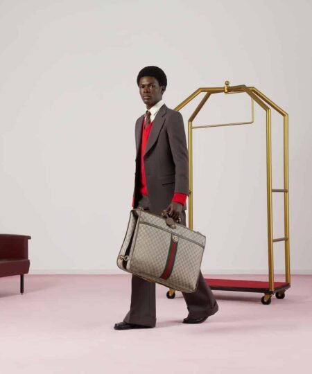 Alternative view of Gucci Savoy Garment Bag Begie For Men 21.5 In/ 54.5 Cm 700375 9C2ST 8746