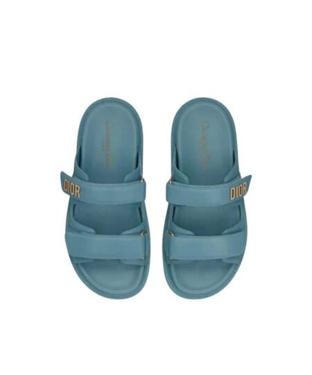 Alternative view of Dior Slide Blue Lambskin Blue For Women KCQ718LAB_S71B