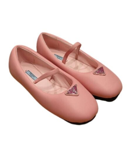 Prada Soft Padded Nappa Ballerinas Light Pink For Women