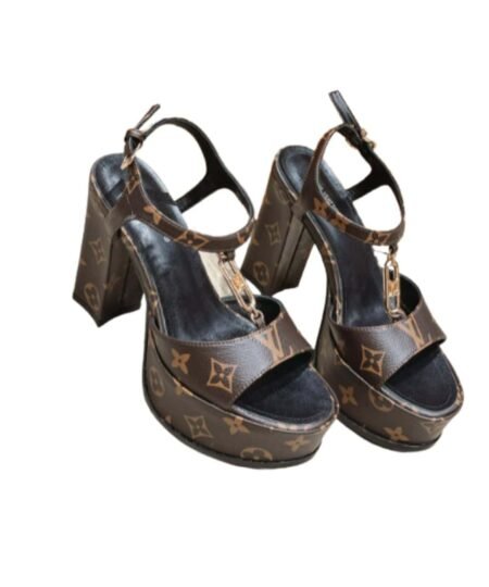 Louis Vuitton Sparkle Sandal Brown For Women