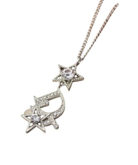 Dior Star Necklace Silver For Women
