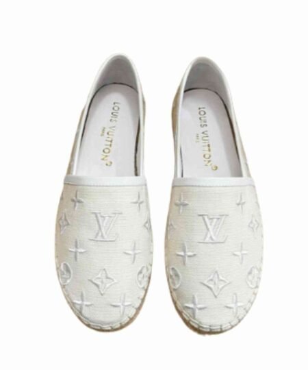 Louis Vuitton Starboard Flat Espadrille White For Women