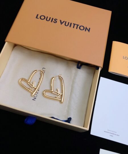 Alternative view of Louis Vuitton Stud Earrings Gold For Women