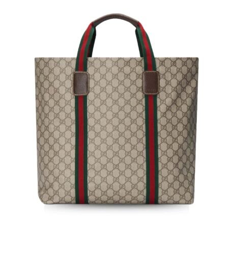 Gucci Tender Medium Tote Bag Beige For Men 16 In/ 41 Cm 763287 FACHL 8844