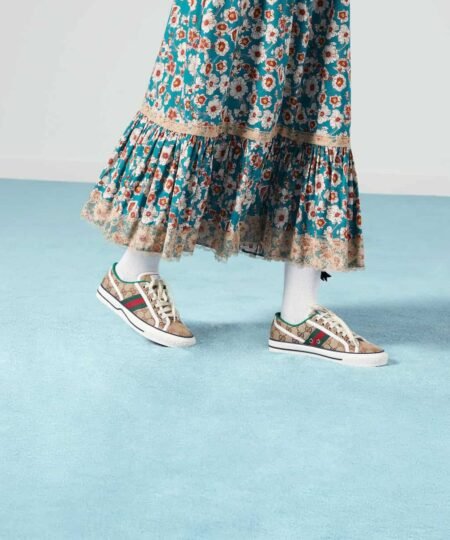 Alternative view of Gucci Tennis 1977 Sneaker Beige For Women 606110 HVK20 9766