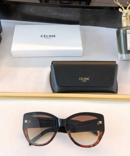 Alternative view of Celine Triomphe Sunglasses Brown For Women