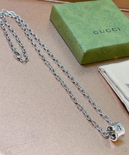 Alternative view of Gucci Twist Chain Necklace Silver For Women