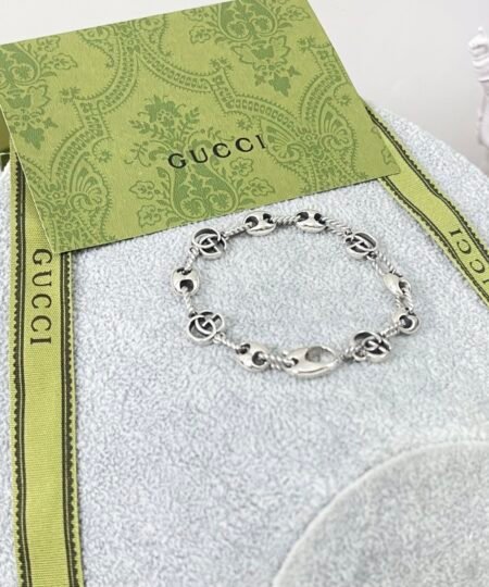 Alternative view of Gucci Twist Flower Bracelet Silver For Women