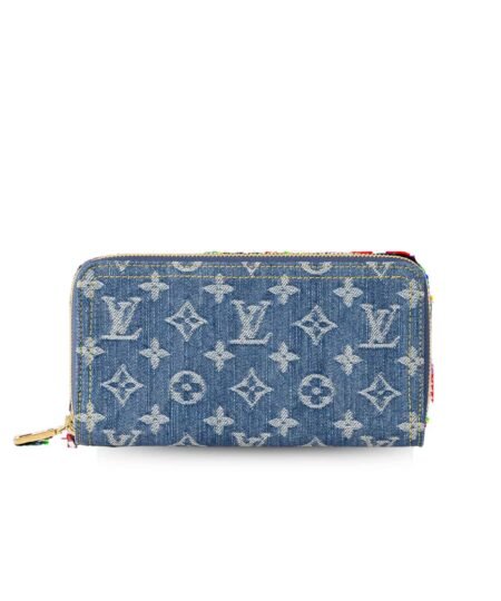 Louis Vuitton Zippy Wallet Blue For Women 7.7 Inches/ 19.5 Cm M82958