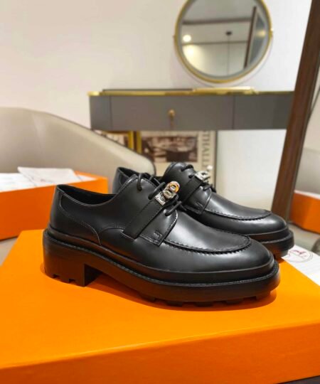 Hermes Destin Loafer Black For Women