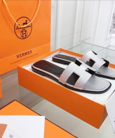 Hermes  Oran Sandal Sliver For Women