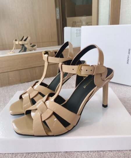 Alternative view of Saint Laurent Women's Tribute Sandals Beige For Women YSL
