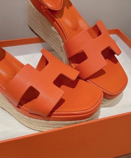 Alternative view of Hermes Doll 40 Espadrilles Orange For Women 1.6in/4cm