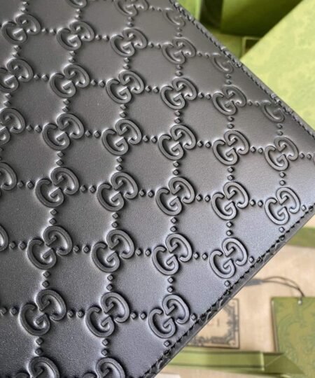 Alternative view of Gucci GG Embossed Pouch Black GG Embossed For Men 12in/30cm GG